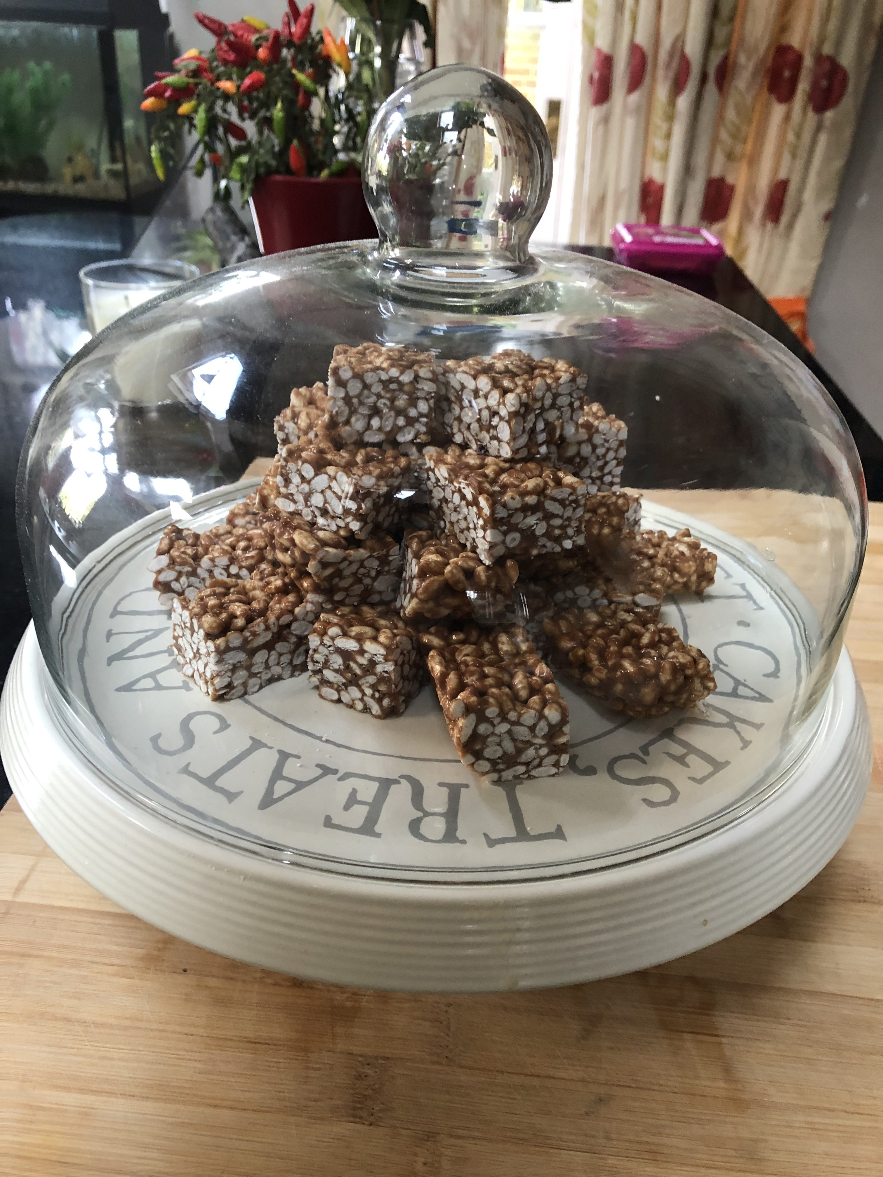 Vegan Rice Crispie Cakes or Twilight Slice